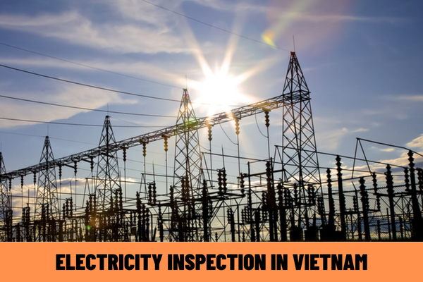 In what cases is the electricity inspection in Vietnam carried out without the presence of representative of the inspected entities?