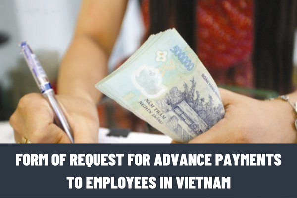 What is the latest form of request for advance payments to employees in Vietnam? What are the salary payment rules in Vietnam?