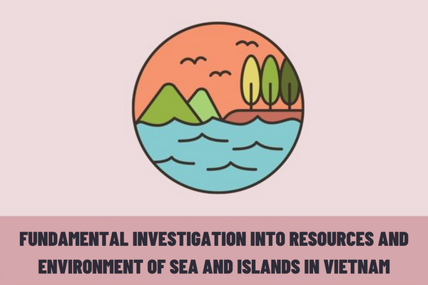 What requirements must be met for the fundamental investigation into resources and environment of sea and islands in Vietnam?