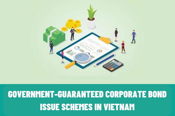 What is the application for appraisal of corporate bond issue schemes in Vietnam? Who approves government-guaranteed corporate bond issue schemes in Vietnam?