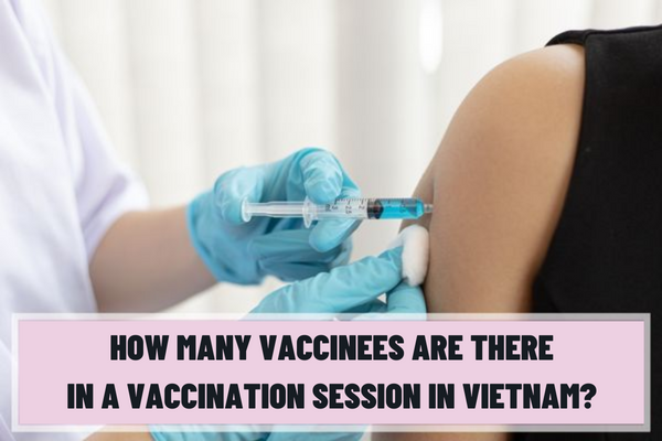 How many vaccines are there in a vaccination session in Vietnam? How long is the time limit for post-vaccination monitoring?