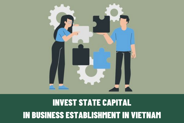 Who has the authority to decide to invest state capital in business establishment in Vietnam? What is the procedure for state investment in business establishment in Vietnam?