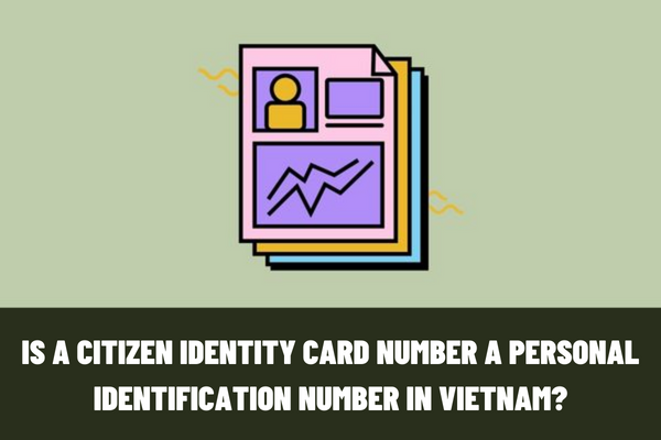 Is a citizen identity card number a personal identification number in Vietnam? What are citizen identity cards in Vietnam used for?