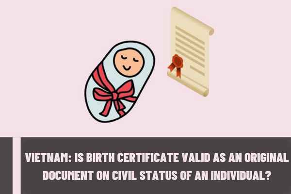 Vietnam: Is the birth certificate valid as an original document on civil status of an individual? Can the wrong year of birth be corrected?