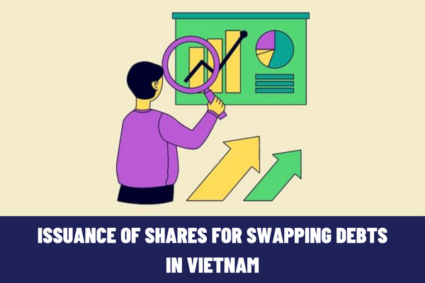 How many times can a public company in Vietnam issue shares for debt swap in a year?