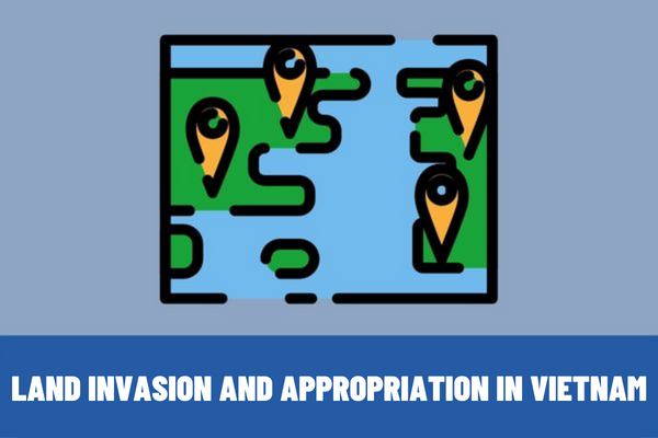 What is land invasion and appropriation in Vietnam? What is the penalty for land invasion and appropriation according to the law?