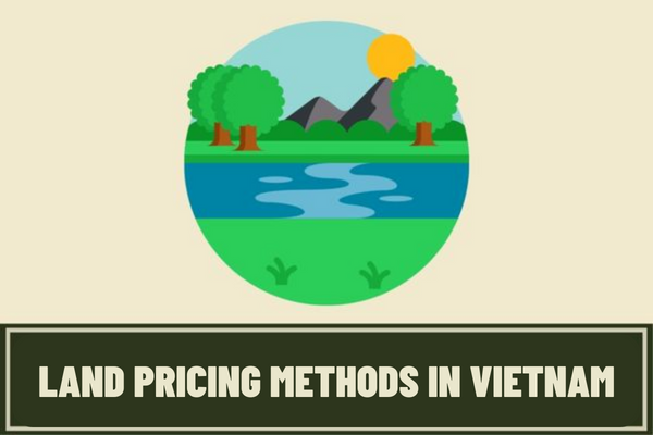 What are the land pricing methods in Vietnam? What is the order of land pricing according to the coefficient-based method?