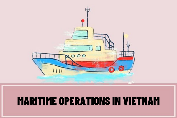 What are the prohibited acts in maritime operations in Vietnam? What are the marine operation rules in Vietnam?