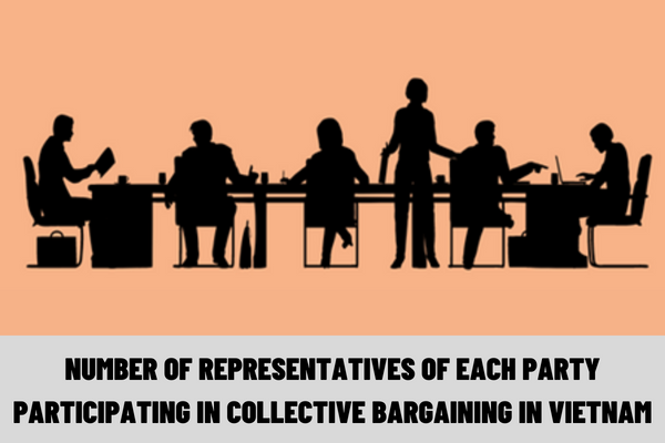 What is the number of representatives of each party participating in the collective bargaining in Vietnam? Must minutes of the collective bargaining meeting be taken?