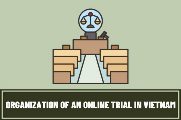 What are the cases in which the People's Court can hold an online trial in Vietnam according to current regulations?