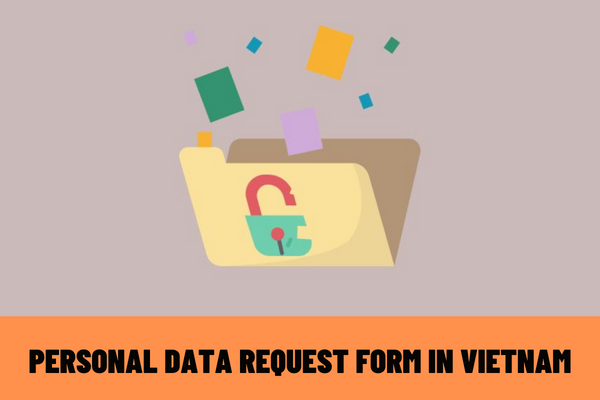 Latest personal data request form in Vietnam according to current regulations?