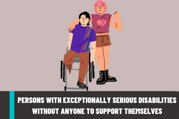 What to do when persons with exceptionally serious disabilities without anyone to support themselves? Are establishments that receive persons with disabilities eligible for social allowances in Vietnam?