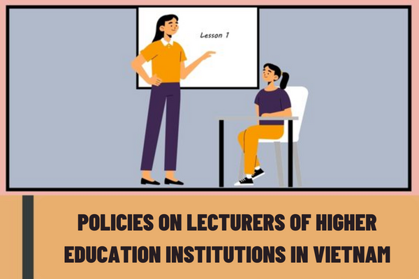 What are the policies on lecturers of higher education institutions in Vietnam?