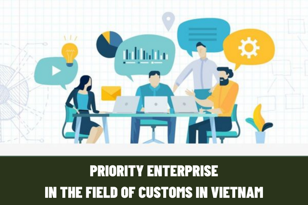 What are the conditions for application of priority policy in the field of customs in Vietnam?