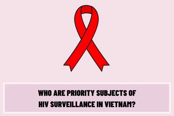 Who are the priority subjects of HIV surveillance in Vietnam? What are the regulations on counselling before and after HIV testing?