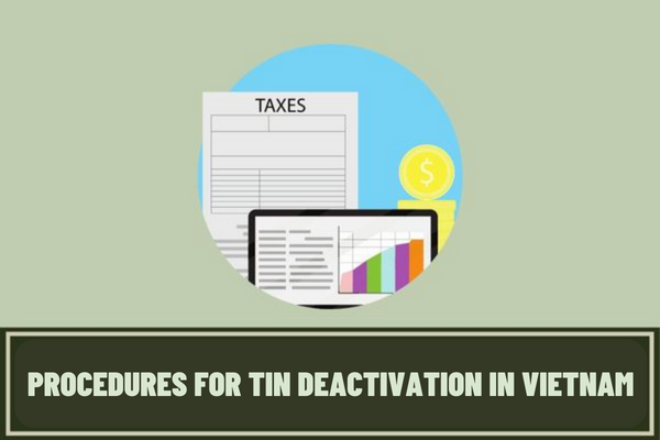 What are the procedures for TIN deactivation for contractors, investors participating in oil and gas contracts, and foreign contractors in Vietnam?