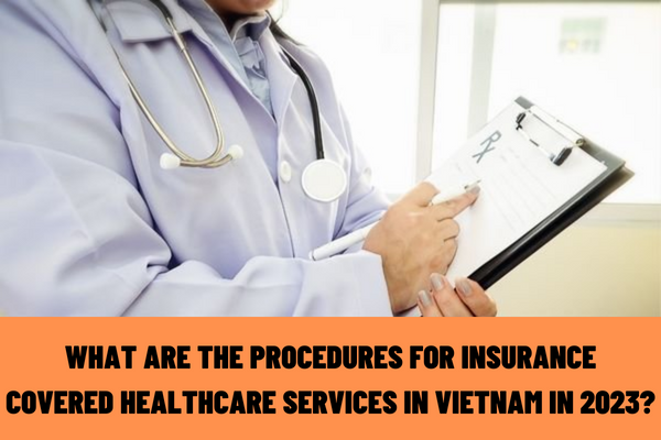 What are the procedures for insurance covered healthcare services in Vietnam in 2023? What information is written on the health insurance cards in Vietnam?