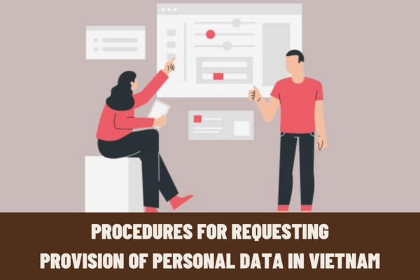 What are the procedures for requesting the provision of personal data in Vietnam applied from July 1, 2023? 02 personal data request forms?