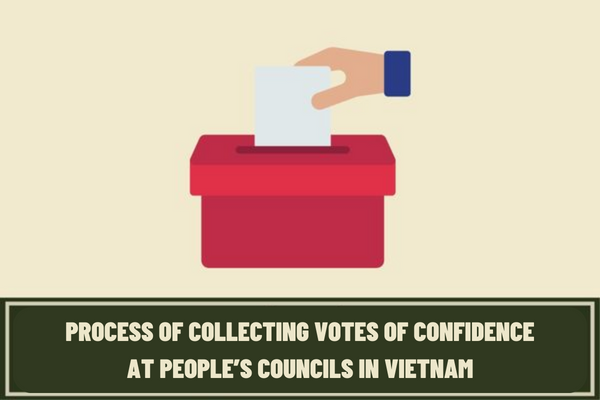 What is the process of collecting votes of confidence at People’s Councils in Vietnam? For which positions do the People’s Councils collect votes of confidence in Vietnam?