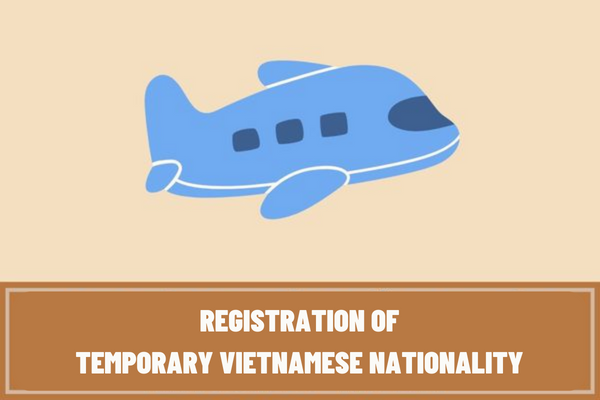 Is an aircraft eligible for registration of temporary Vietnamese nationality if it is being produced, assembled or trialed?