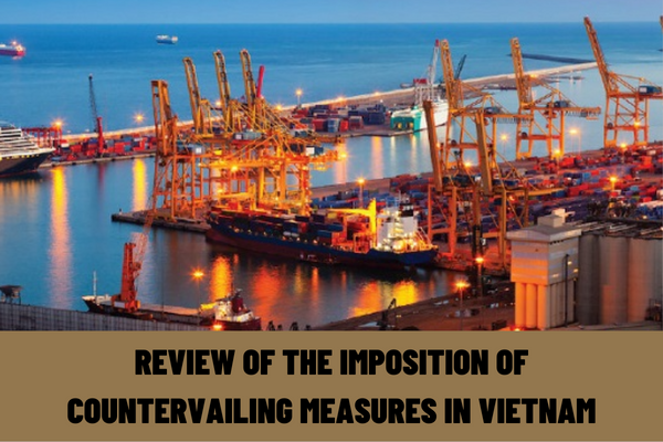 Which organizations and individuals have the right to submit dossiers for review of the imposition of countervailing measures in Vietnam as prescribed?