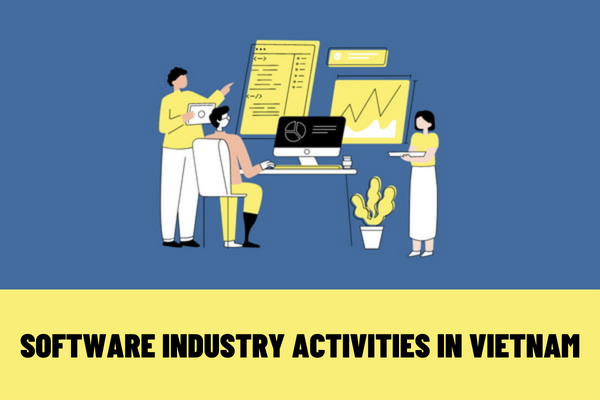 Are software production contracts subject to value added tax in Vietnam? What are software industry activities in Vietnam?