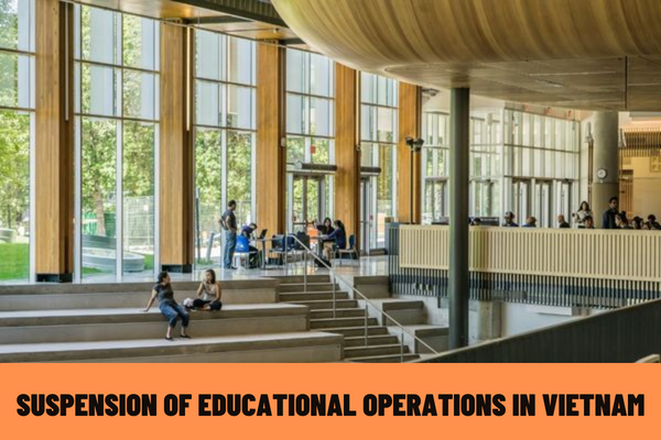 What is included in the documents submitted to request restoration of educational operations after a higher education institution or a branch of a higher education institution is suspended from educational operations in Vietnam?