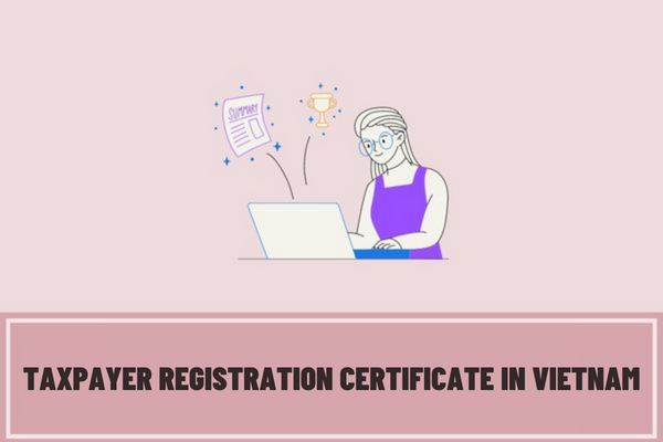 What are the contents of a taxpayer registration certificate in Vietnam? What is the time limit for issuance of a taxpayer registration certificate in Vietnam?