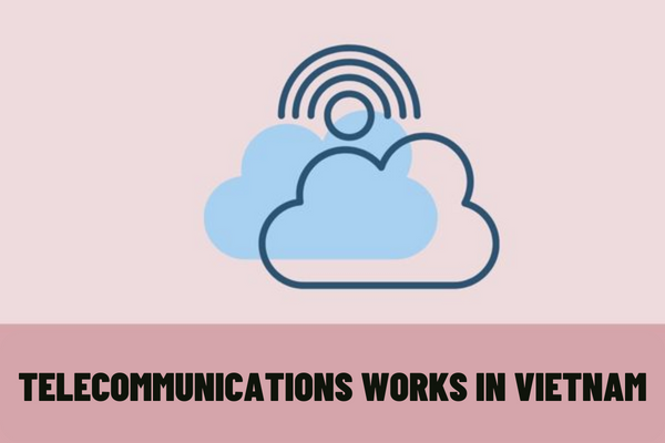 Which telecommunications works in Vietnam are given priority in using spaces and placement? What is included in the planning of passive telecommunication technical infrastructure in Vietnam?