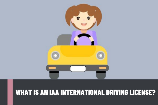 What is an IAA International Driving License? Can the IDP international driving licenses be used in Vietnam?