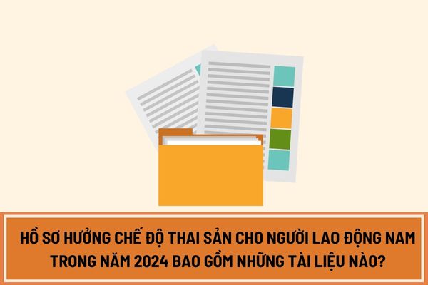 Hồ sơ hưởng chế độ thai sản cho người lao động nam trong năm 2024 bao gồm những tài liệu nào?