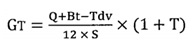 Formula for determining the rental price of official residences