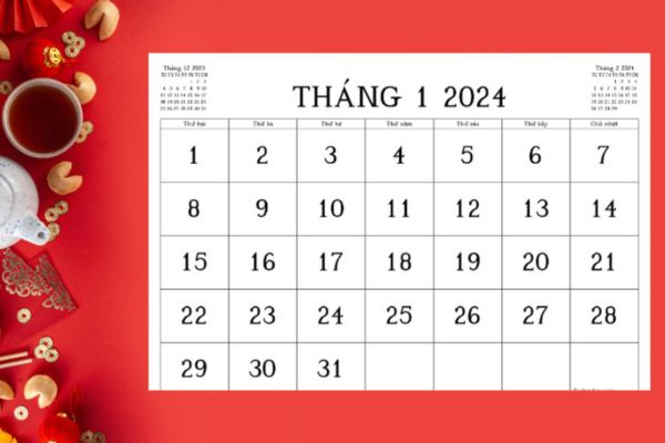 How many consecutive days off do employees get for New Year's Day 2024? What is the wage regulation for employees working during the 2024 Tet holidays?