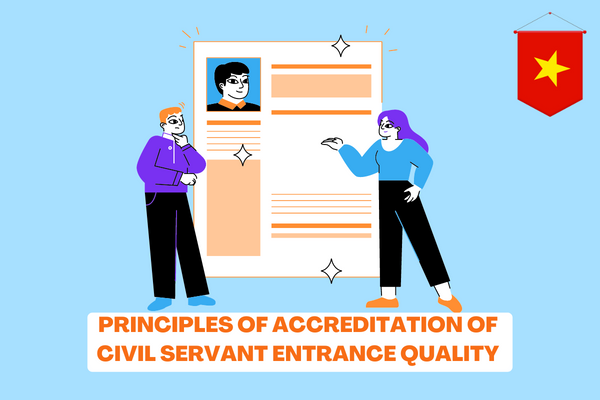 Vietnam: Is there a limit to the number of applications for civil servant entrance accreditation? In which cases are not registered to attend the inspection? 