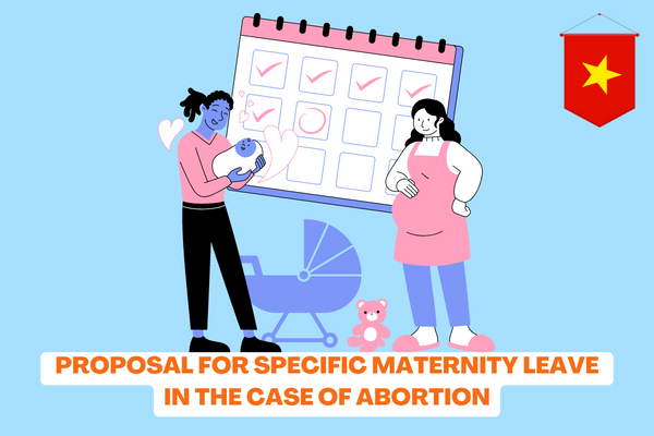 Vietnam: What is the proposal for specific maternity leave in the case of abortion? How many days are male employees entitled to maternity leave when their wives give birth? 