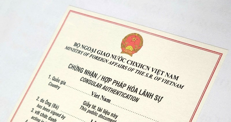 Thủ tục hợp pháp hóa lãnh sự tại Cơ quan có thẩm quyền trong nước từ 03/08/2025